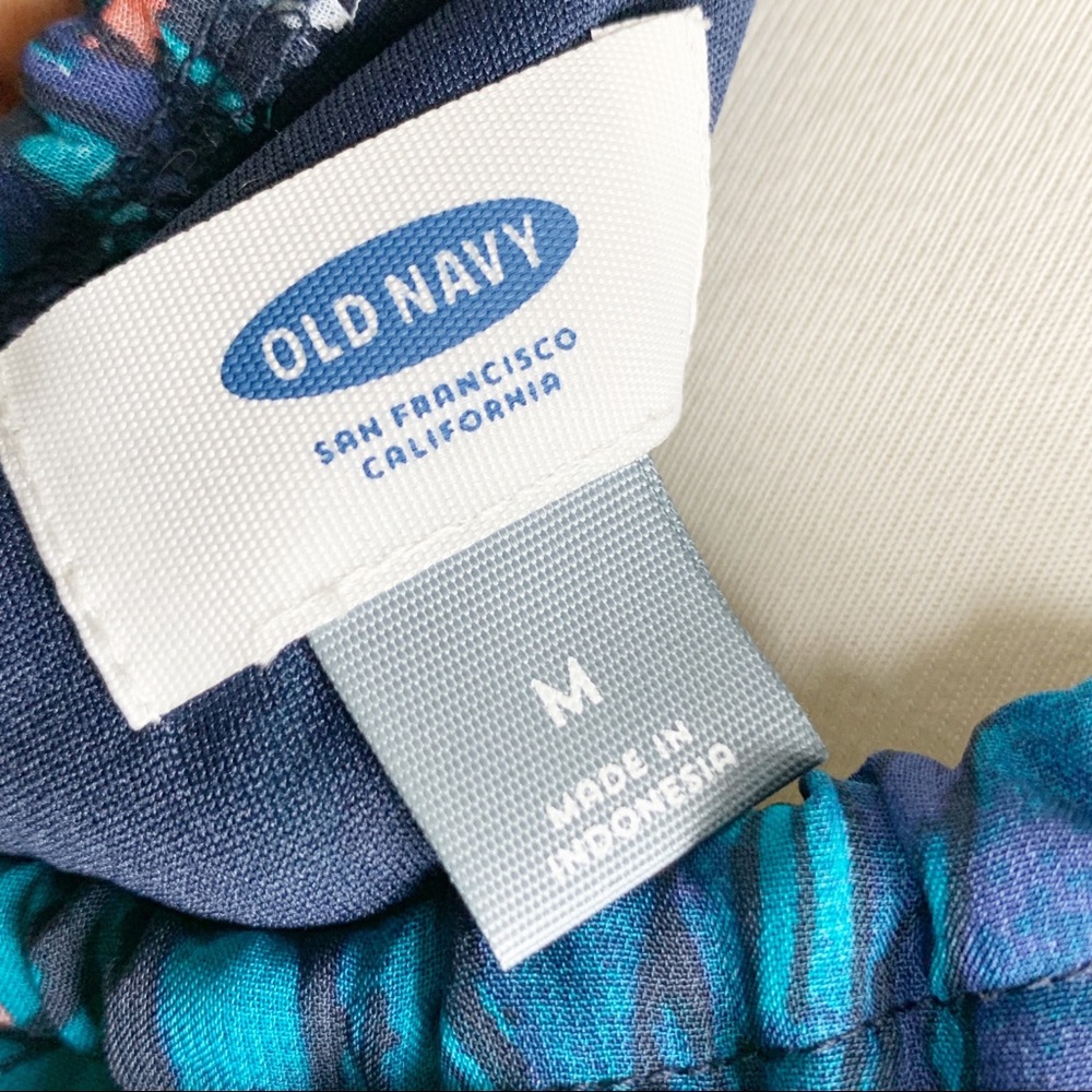 Old Navy | Tropical Print High Low Maxi Dress - Picture 7 of 7